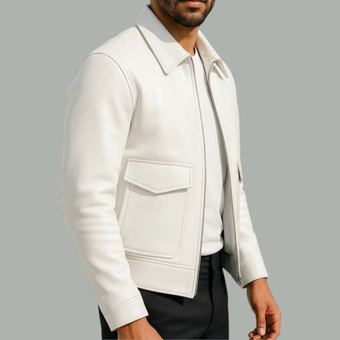 Nivan Genuine Leather Jacket For Men